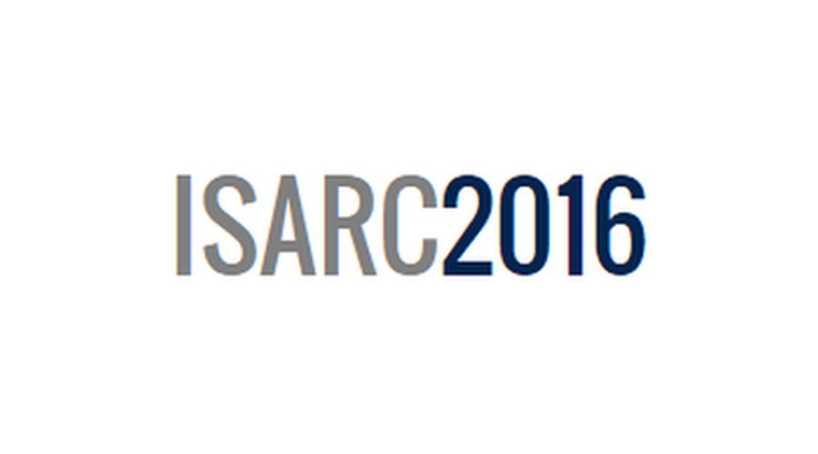 Alex Liu Cheng and Henriette Bier win the best award at ISARC 2016 – Robotic Building (RB)